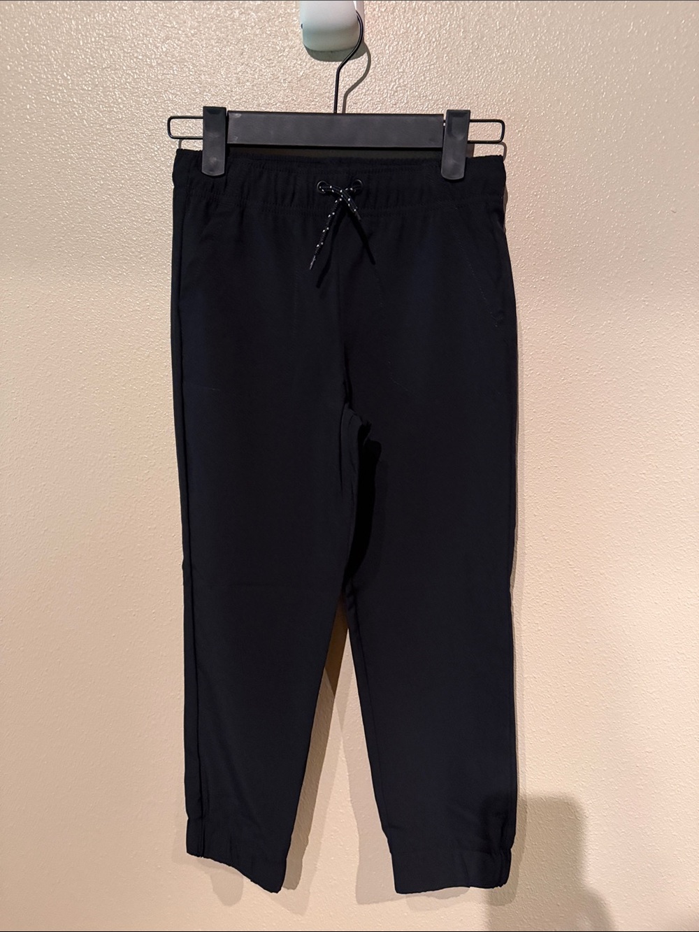 JUMPING BEANS Size 6 Kids Black Drawstring Jogger Pants